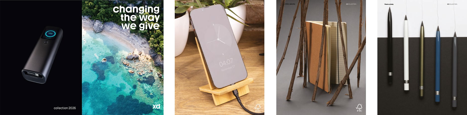 XD 2026 – katalóg kvalitné holandské dizajnové reklamné predmety, darčeky a doplnky, potlač, logo, korok, drevo, bambus