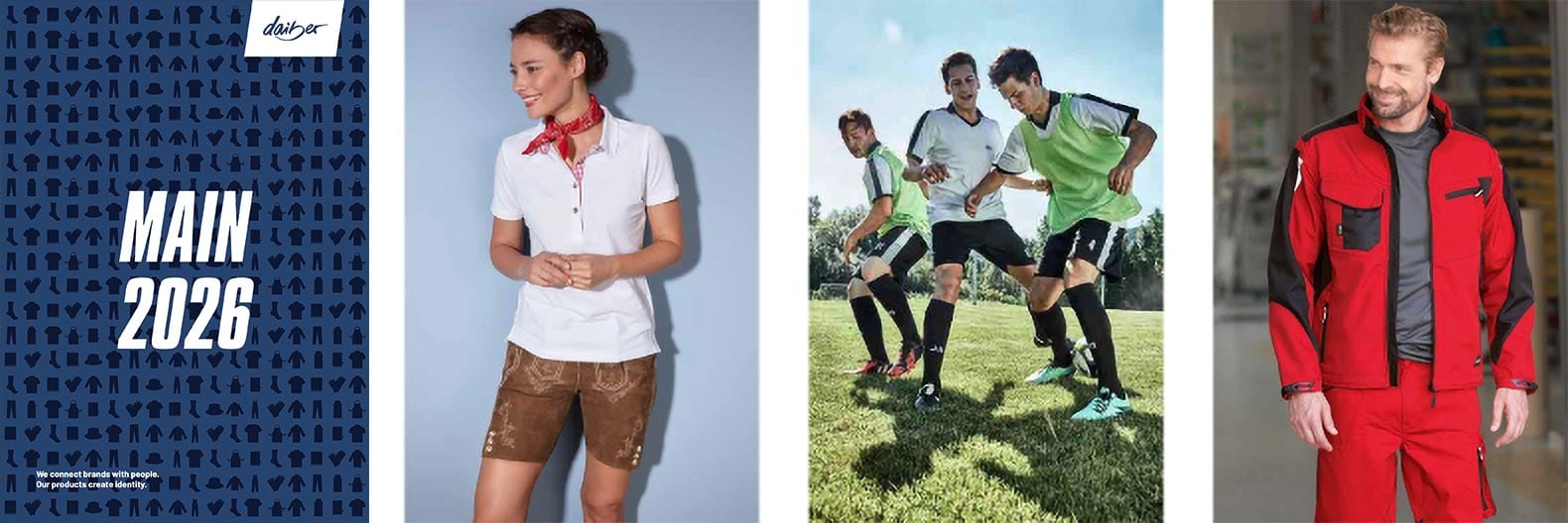 Daiber 2026 – katalóg reklamné predmety textil – Športové oblečenie Lugas pre ženy a mužov, pohodlné a štýlové.